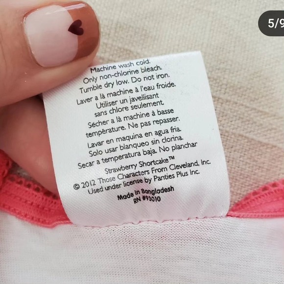 Older Strawberry Shortcake 2-pack Tank Tops 4t - Picture 6 of 8